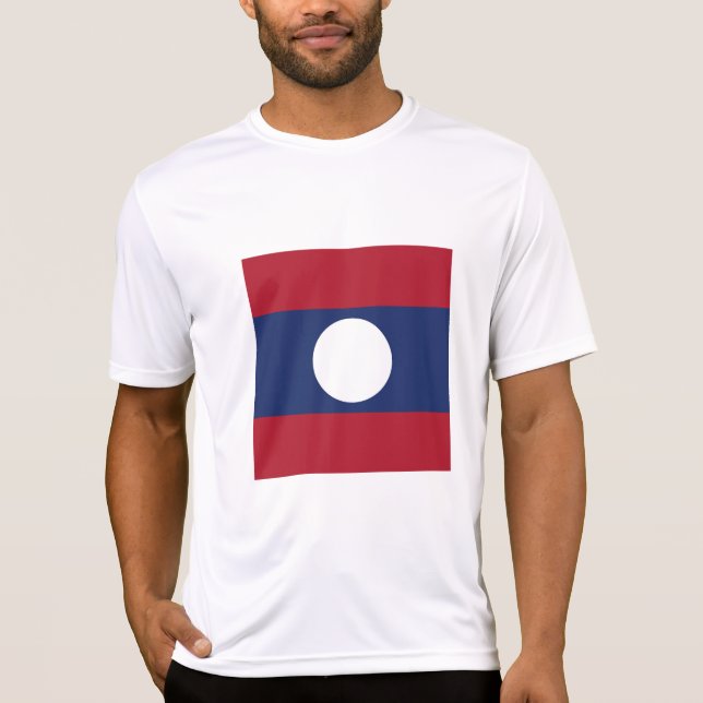 Laos flag T-Shirt (Front)