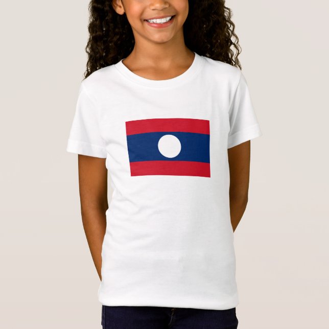 Laos Flag T-Shirt (Front)