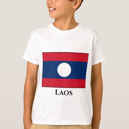 Laos Flag T_Shirt