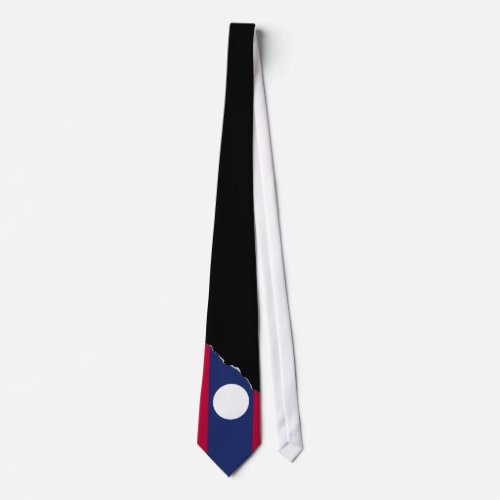 Laos Flag Tie