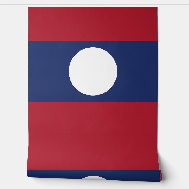Laos flag wallpaper  (Unrolling)