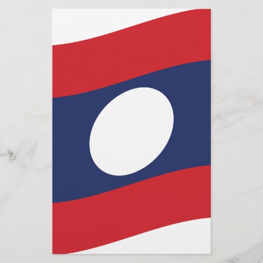 Laos Flag Wave (Front)