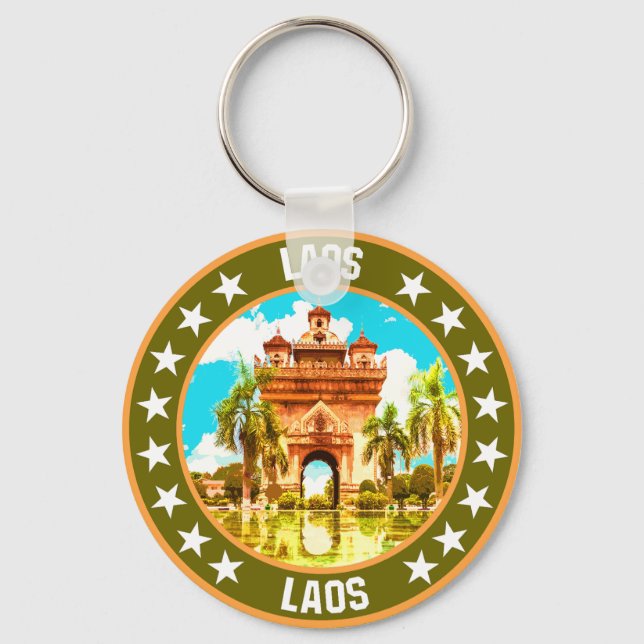 Laos                                               keychain (Front)