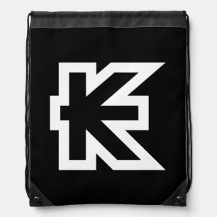 Laos Kip Lao / Laotian Money Sign Drawstring Bag