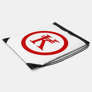 Laos Kip Lao / Laotian Money Sign Drawstring Bag