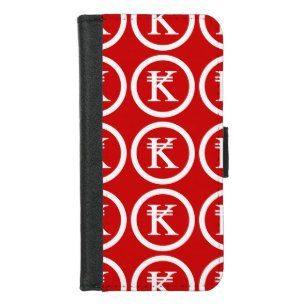Laos Kip Lao / Laotian Money Sign iPhone 8/7 Wallet Case