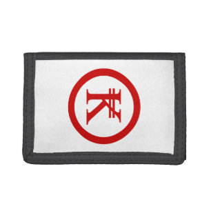 Laos Kip Lao / Laotian Money Sign Tri-fold Wallet