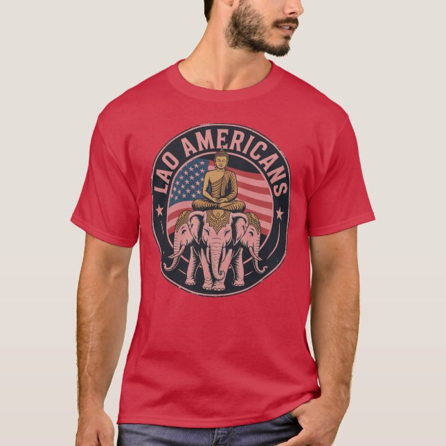 Laos: LAO AM BUDDHA T-Shirt (Front)