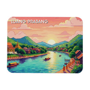 Laos Luang Prabang Travel Magnet