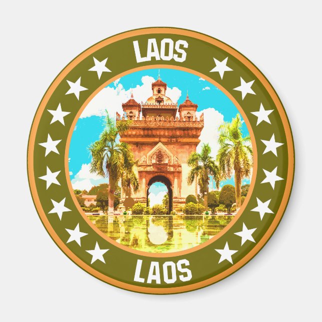 Laos                                               magnet (Front)