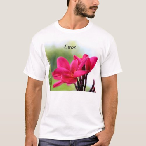 Laos Plumeria T_Shirt