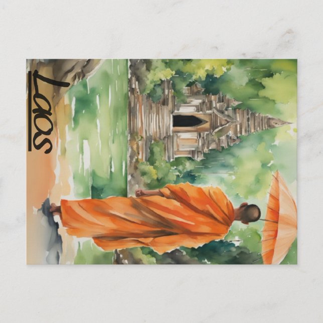 Laos postcard (Front)