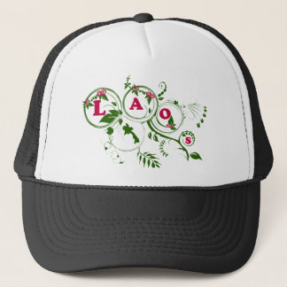 Laos rose trucker hat