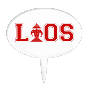 LAOS UNIVERSITY CAKE TOPPER