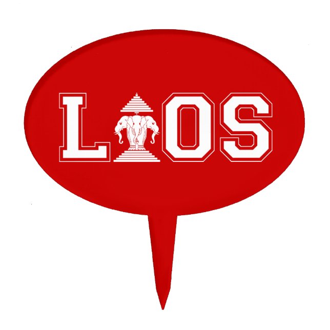 LAOS UNIVERSITY CAKE TOPPER (Front)