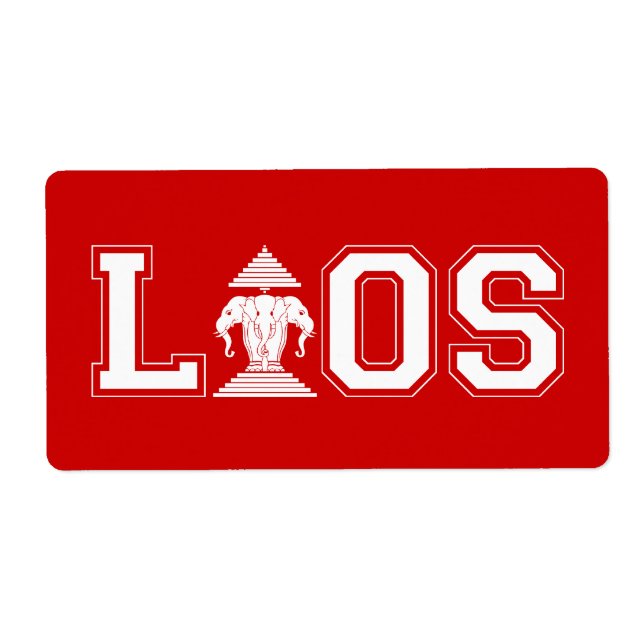 LAOS UNIVERSITY LABEL (Front)