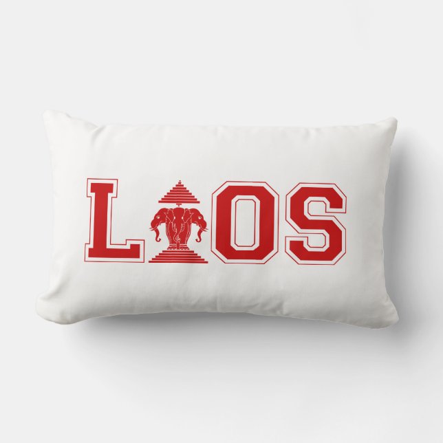 LAOS UNIVERSITY LUMBAR PILLOW (Front)