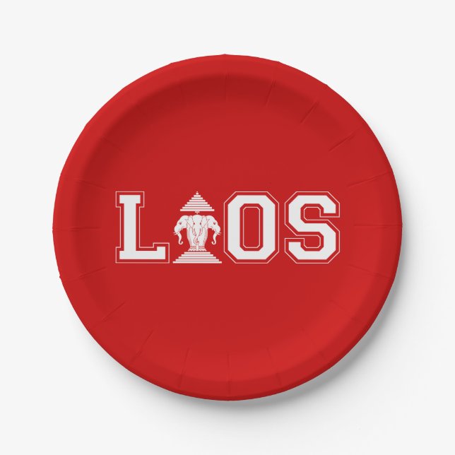LAOS UNIVERSITY PAPER PLATES (Front)
