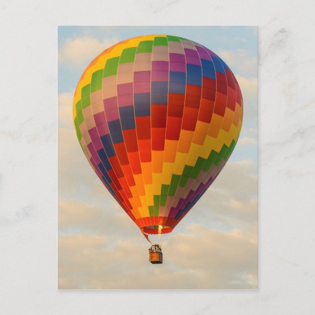 Laos, Vang Vieng. Hot air balloon Postcard (Front)
