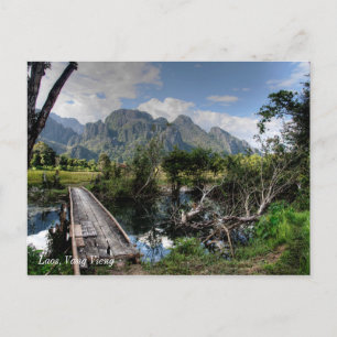 Laos, Vang Vieng Postcard