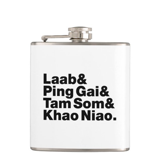 Laotian Street Food Flask (Front)