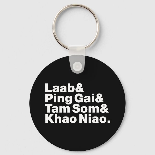 Laotian Street Food Keychain (Front)