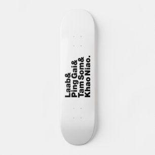 Laotian Street Food Skateboard