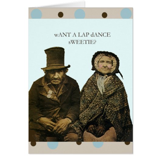 Lap Dance Sweetie Cards (Front)