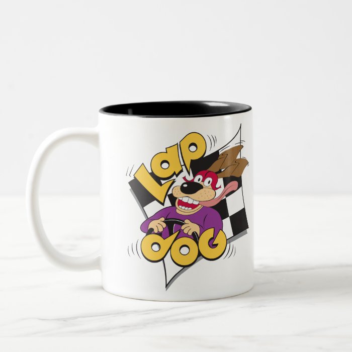 Lap Dog   auto racing fan's coffee mug