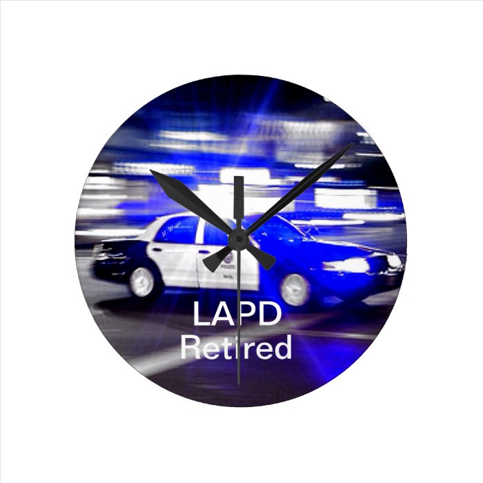 LAPD Retired Wall Clocks