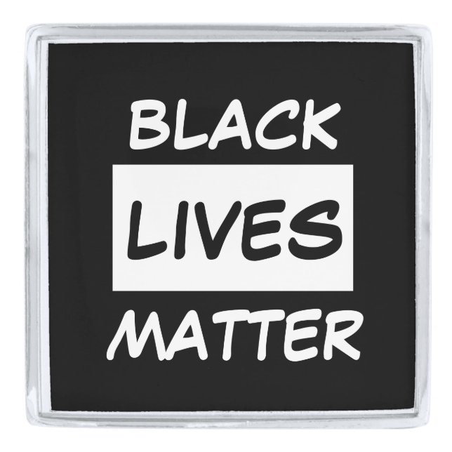 Lapel Pin - BLACK LIVES MATTER  (Front)
