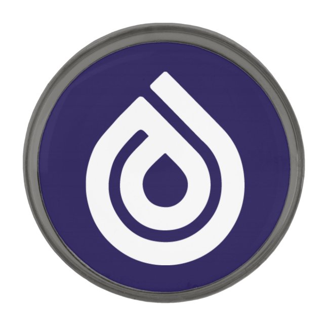 Lapel Pin! Gunmetal Finish Lapel Pin (Front)