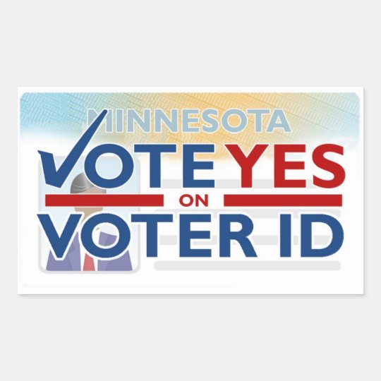 Lapel Sticker - Vote YES on Voter ID