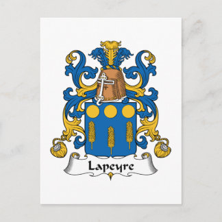 Lapeyre Family Crest Postcard