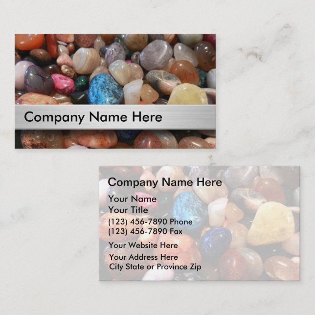 Lapidary Business Cards (Front/Back)