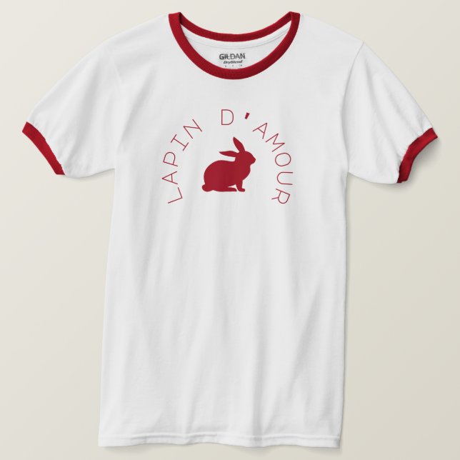 Lapin d' Amour T-Shirt (Design Front)
