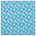 Lapis Blue Pixelated Pattern | Gamer Fabric