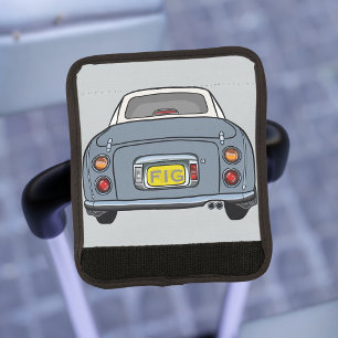 Lapis Gray Figaro Figarations Luggage Handle Wrap