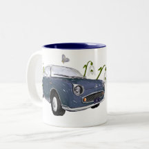 Lapis Grey Figaro coffee mug