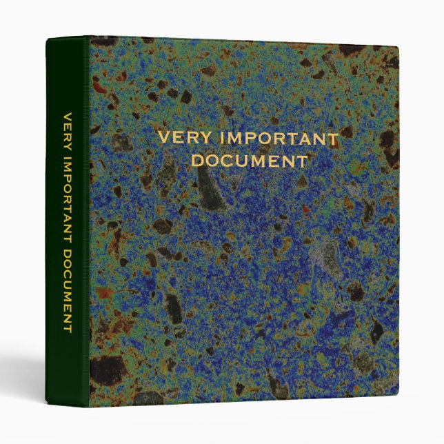 Lapis lazuli 1.4" binder (Front/Spine)