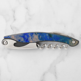 Lapis Lazuli Design Cork Screw Waiter's Corkscrew