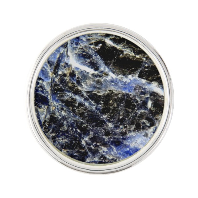 Lapis Lazuli Effect Lapel Pin (Front)