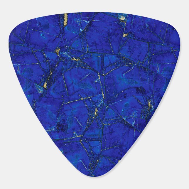 Lapis Lazuli Guitar Pick (Back)