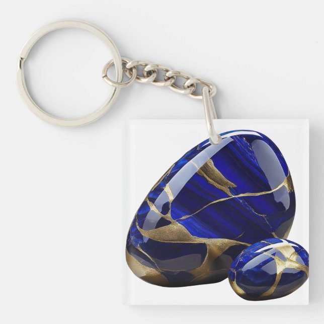 Lapis Lazuli Keychain (Front)
