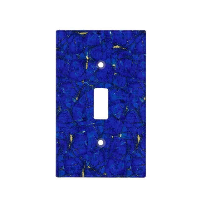 Lapis Lazuli Light Switch Cover (Front)