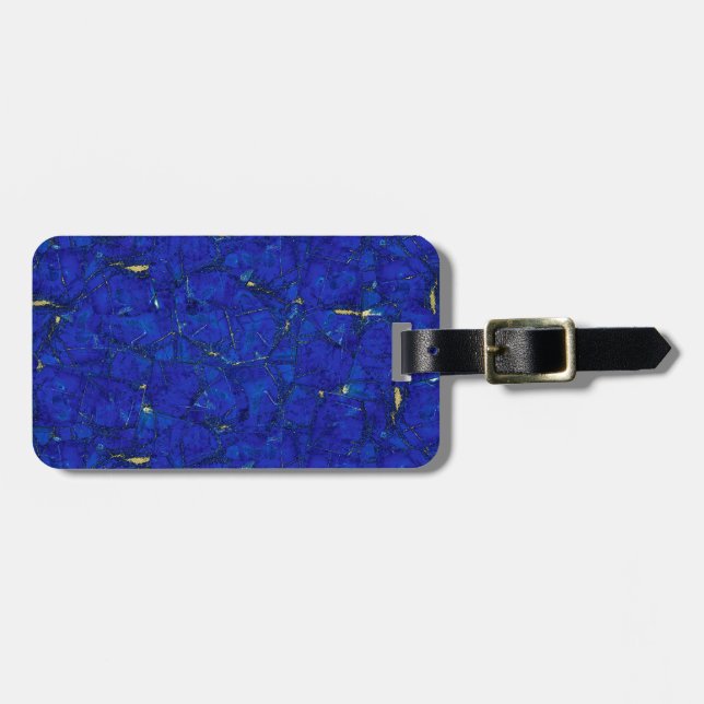 Lapis Lazuli Luggage Tag (Front Horizontal)