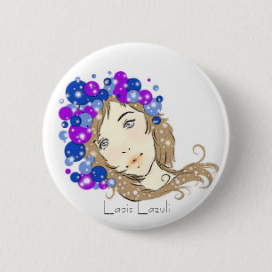 Lapis Lazuli Pinback Button