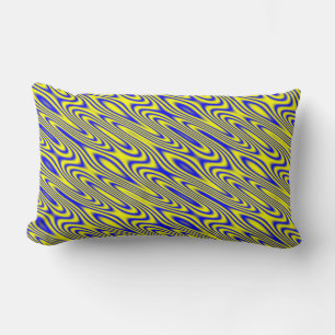 Lapis Lazuli Swirlies Abstract Pillow