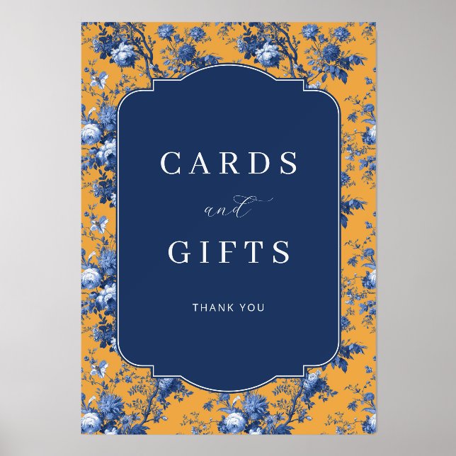 Lapis Rose Wedding Holder (Front)