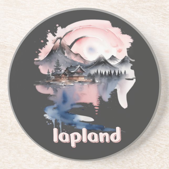 lapland adventures coaster (Front)